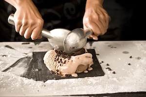 Famous Franchise Ice Cream Shop